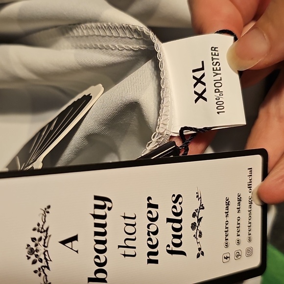 Retro Sage Beetlejuice Dress, XXL, BNWT - Picture 3 of 3